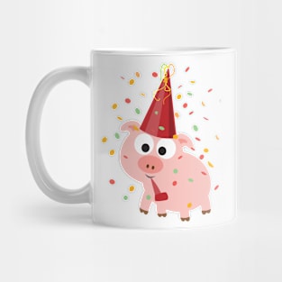 Confetti Party Pig Mug